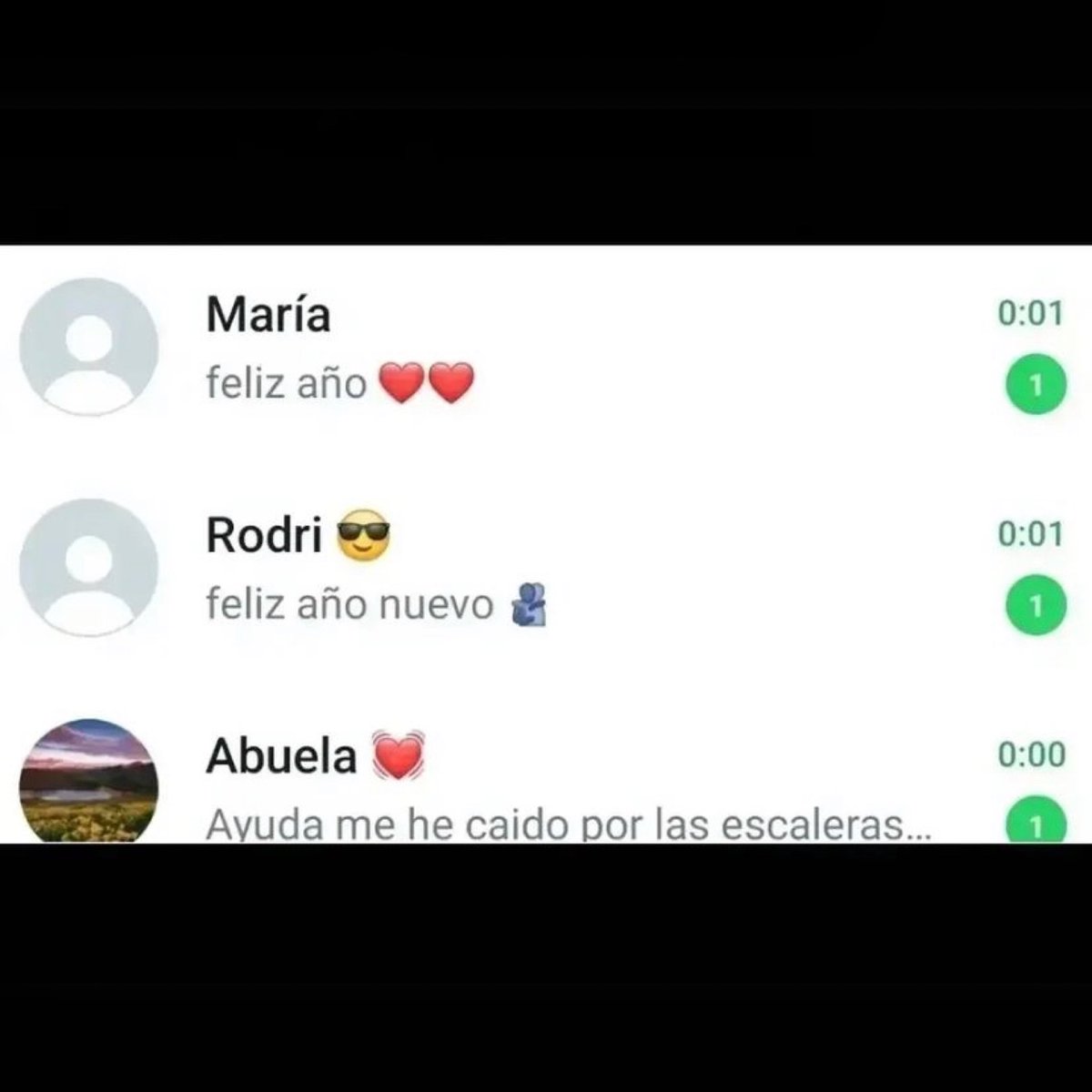 VariadaVida's tweet photo. Ronda de memes de #AñoNuevo #2023
.
.
.
#Meme #memes #memeenEspañol #memesespañol #memesespaña #memespañol #siteriespierdes #funnymemes #funny #entretenimiento
#imagengraciosa #imagenesgraciosas #risa #risas #Humor #HumorEs #memes😂 #memes😂🤣 #memes😂😂😂
#virales #viralidad https://t.co/yKJ98UJce6