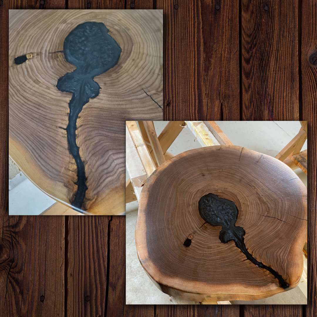 TheLumberShack1's tweet image. We love how this round turned out! It would work perfect for a little side table!

Find one link it at thelumbershack.com/collections/tr…

#epoxy #blackepoxy #epoxyresin #woodworking #wood #woodslab #project #diy