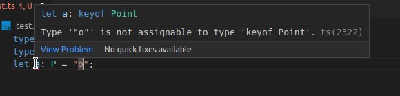 PlentyCode_'s tweet image. Typescript tip: Did you know you can use the 'keyof' operator to get a union of all the keys in an object? It's a great way to ensure type safety in your code! #typescript #tips