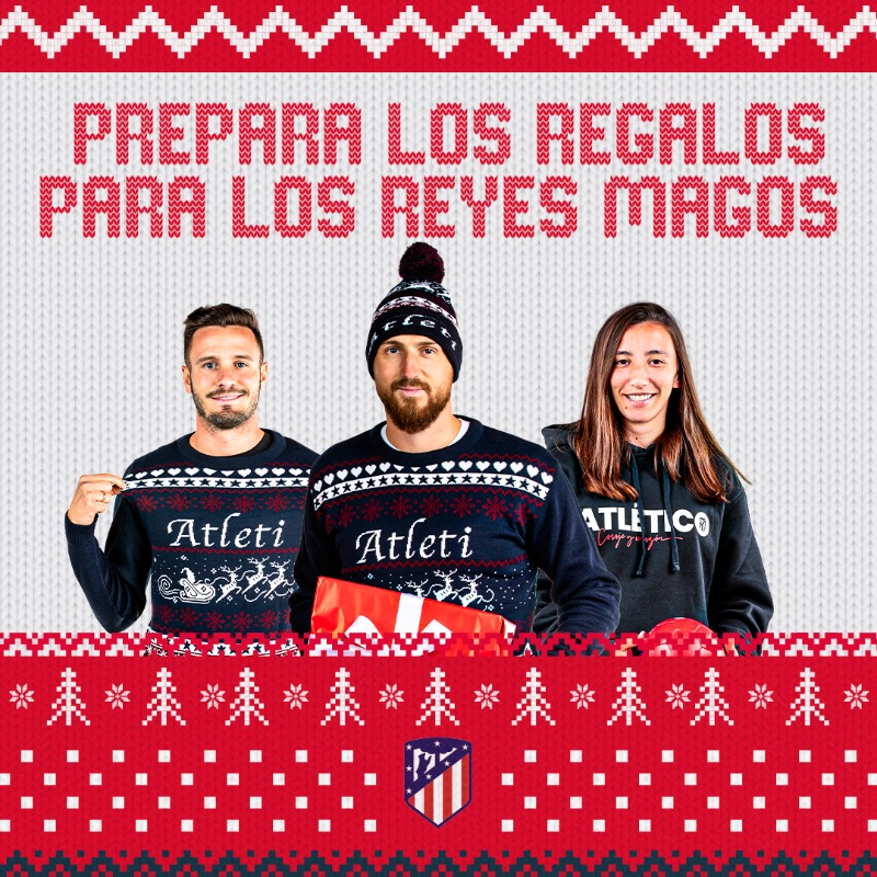Atlético de Madrid on X: 📝 ¿Has escrito ya tu carta a los Reyes Magos? 👑  🎁 ¡Descubre aquí nuestra propuesta de regalos atléticos para tener un día  rojiblanco! 🔴⚪ / X