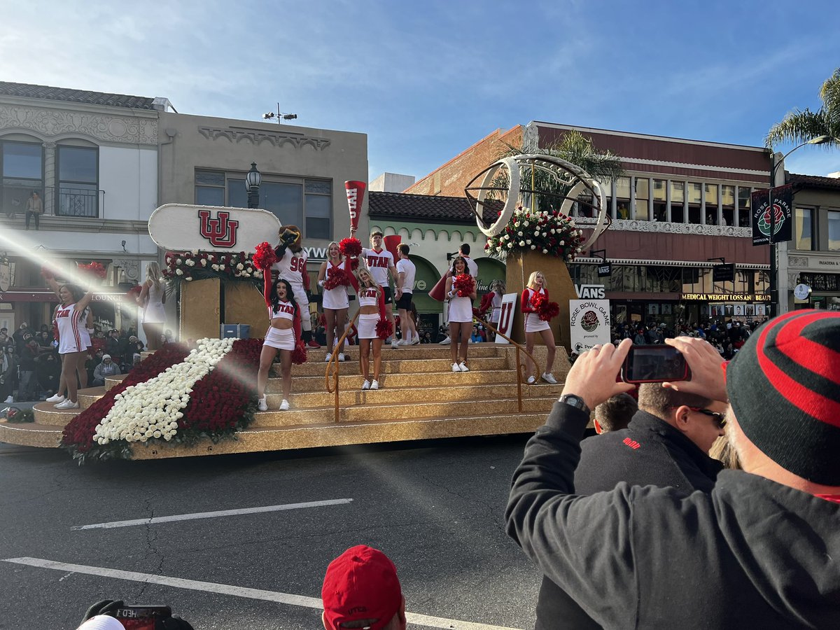 The only acceptable time to go to a parade. #GoUtes #UnwaveringBelief