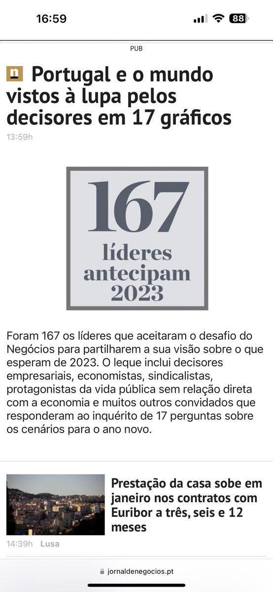 nelsonlage's tweet photo. Um prazer ter participado nesta edição do Jornal de negócios sobre perspectivas para 2023 #negocios #adene https://t.co/UlZIBS3YR5