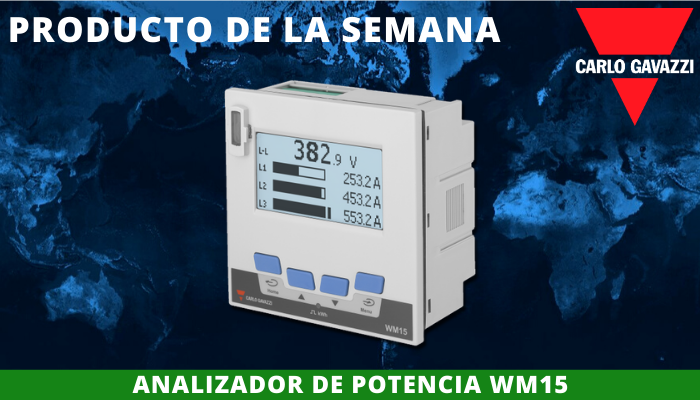 Carlo Gavazzi presenta el analizador de potencia de la serie WM15 como nuestro producto de la semana.

gavazzionline.com/CGNA/Brochures…

MexicoSales@carlogavazzi.com

+52 55 5373 7042

#PowerAnalyzer #EnergyManagement #EnergyMonitor   #PanelBuilders