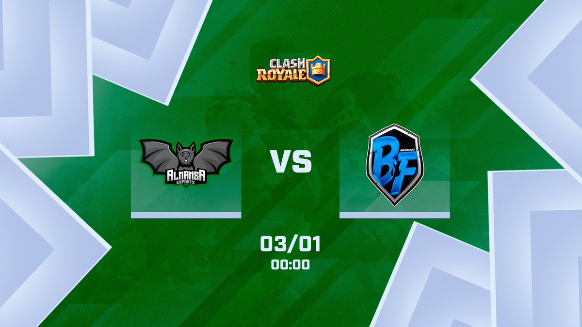 Primer estreno en competición oficial del club...

🕹️ | #ClashRoyale 
🏆 | <a href="/Legion_League_/">Legion</a> 
🆚 | <a href="/BFGAMING01/">Blue stars Gaming</a> 
⏰ | 00:00 🇪🇸 | 17:00 🇲🇽

¡Mucha suerte a ambos equipos!