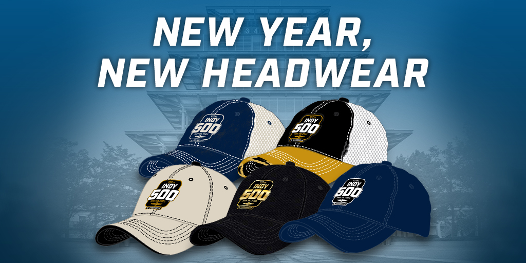 New Year, New Headwear! 
Shop 2023 Indy 500 >> bit.ly/3i5TMAH