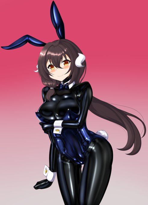 ぴっちりバニー三笠 #アズールレーン #三笠(アズールレーン) #バニースーツ #ラバースーツ https://t.co/Wa8CQyzHXR 