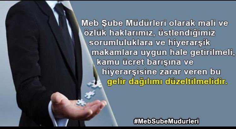#MebSubeMudurleri