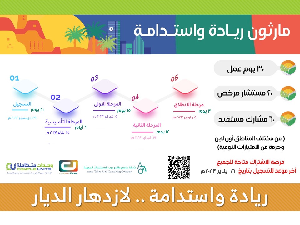 CU_ksa's tweet image. بدأت فترة تسجيل الدفعة الثانية والاشتراك في #مارثون #ريادة_واستدامة ✨🌾

📌استمارة التسجيل :
docs.google.com/forms/d/e/1FAI…