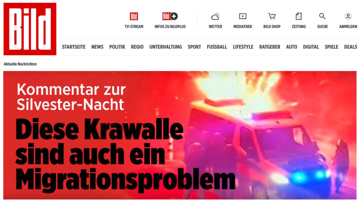 i_iangg's tweet photo. Ach was.
Fragen Sie doch die linke Blase.
Wir habe NUR ein Problem mit Rächts.
https://t.co/bGJ5i2GMFJ
#Migration #Migrationskrise #Migrationspolitik #Migrationsproblem #Silverster #Silvesternacht #Polizei #Feuerwehr #Rettungskraefte #Rettungskräfte https://t.co/34vMnVPWYU