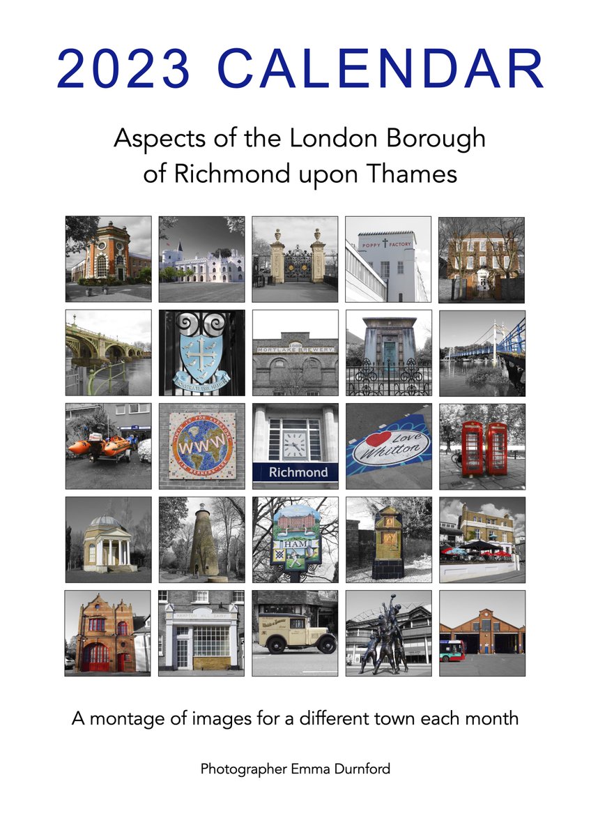 EmmaDPhotos's tweet image. Didn't get a #calendar for Christmas? Need a last minute gift? Don't worry. How about a limited edition A4 photographic calendar featuring 12 towns across the Borough of #Richmond including #Teddington, #Twickenham and many more. Visit my Etsy shop now... etsy.com/uk/listing/131…