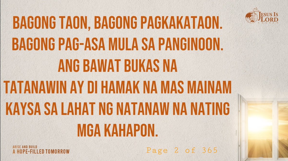 labliian's tweet photo. Page 2 of 365 📖
A Hope-filled tomorrow 🌤 https://t.co/L9Wa8v0EEd