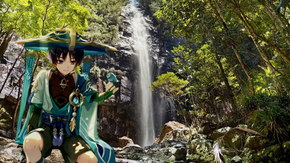 ㅤ— Australian Rainforest
"Huh, sesekali melakukan ini sepertinya tidak buruk juga. Lebih segar daripada hutan Inazuma. Hm? Mengapa kau bengong begitu?"

#TeyvlokandUs