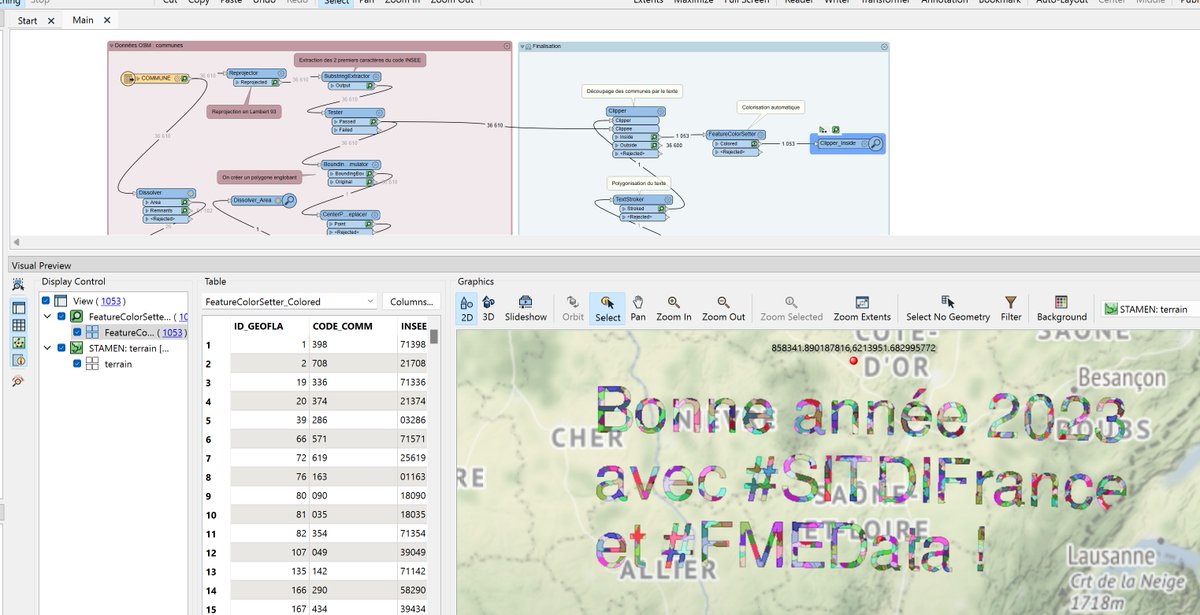 sitdifrance's tweet image. Vous souhaiter le meilleur pour cette nouvelle année 2023 ? Évidemment mais avec #FMEData ! Comme toujours, n&apos;hésitez pas à me solliciter pour du #conseil, des #formations ou l&apos;achat des logiciels #SafeSofware #SITDIFrance #bonneAnnée #HappyNewYear Safe Software