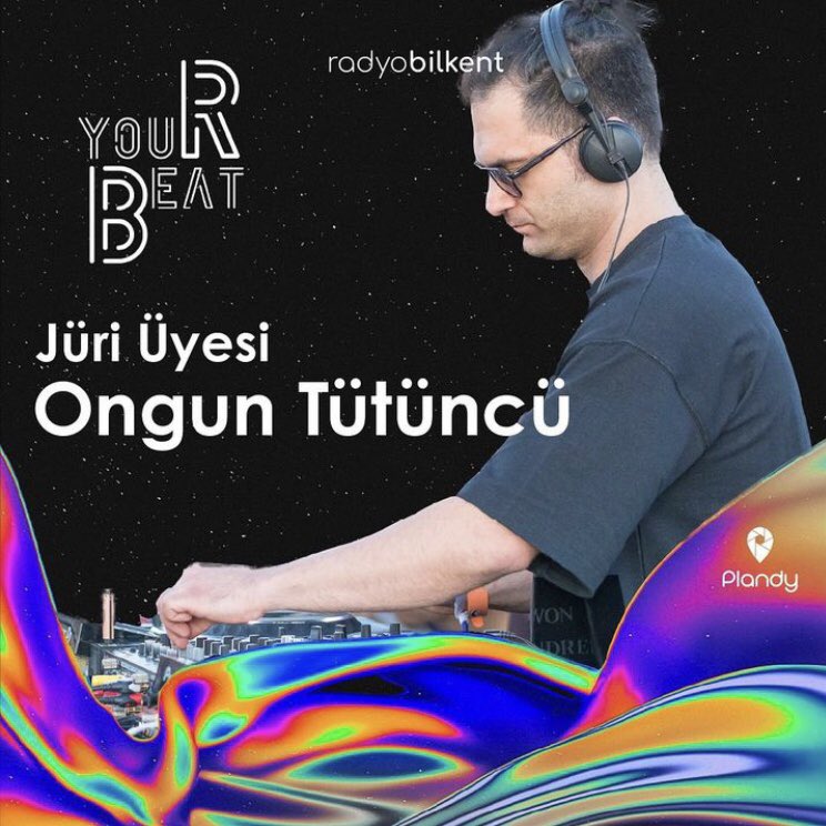 radyobilkent's tweet photo. Elektronik müzik yolcuğunuzu bir kademe yukarı taşıyacak prodüksiyon yarışması #youRBeat’in değerli jüri üyesi Ongun Tütüncü’yü yakından tanıyalım.💥

Başvuru formu ve detaylar profilde! 🎧🪩 https://t.co/ouBCzUJtVu