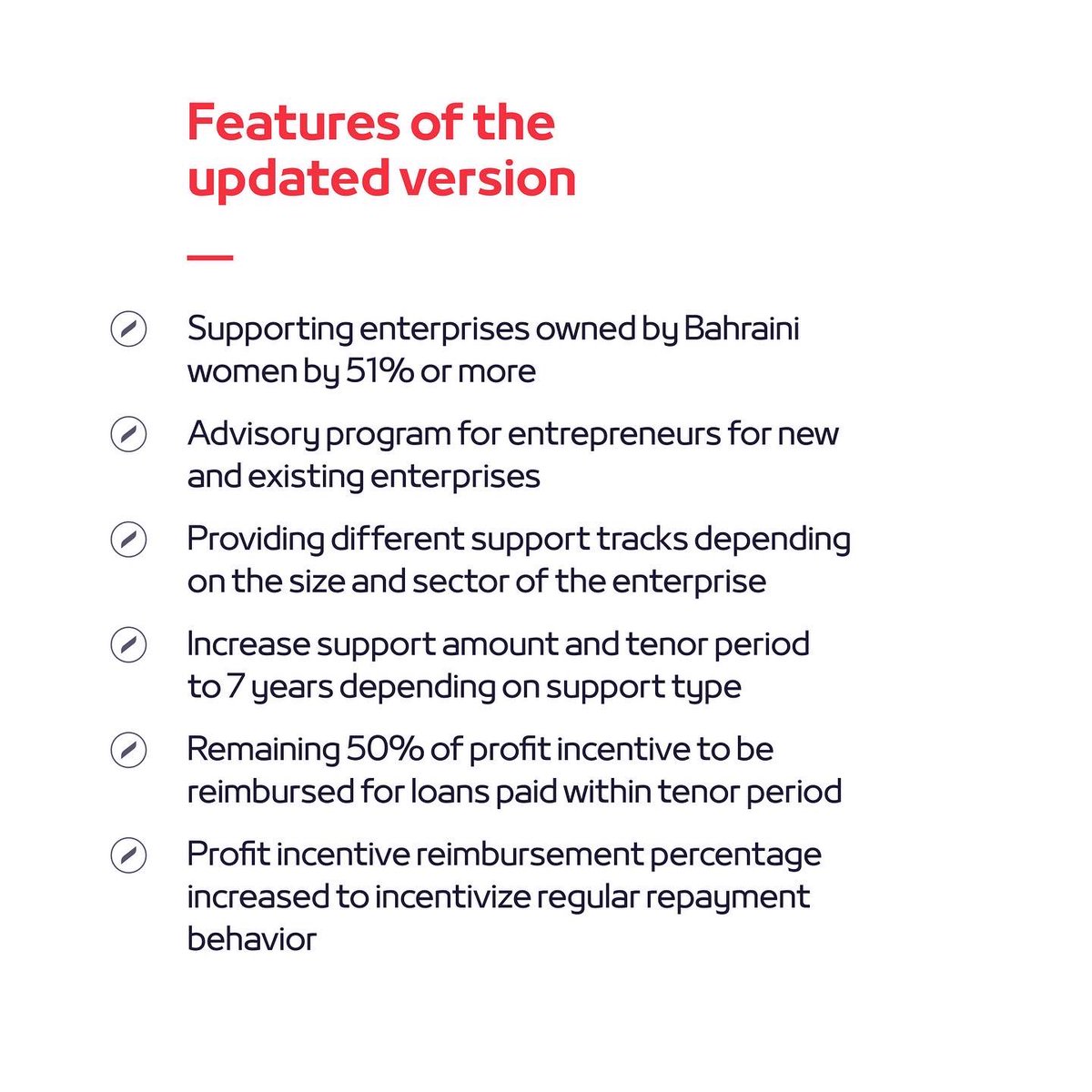 TamkeenBahrain's tweet image. Learn more about the key features of the updated Riyadat financing scheme 

#TamkeenPrograms