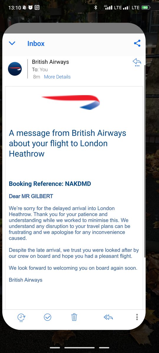 Talent_Guy's tweet photo. Thank you BA for the two and a half hour delay into London from LA. Perhaps next time send all your club members a few avios on landing... @British_Airways https://t.co/mHXry7uJqt
