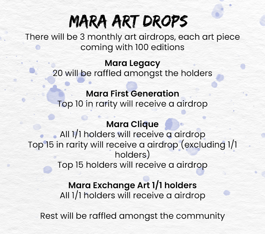 mara_WRLD's tweet photo. Mara Art Drops

These will be pieces related to the our Mara Clique collection/Fun doodles/small comics. https://t.co/6v8eM03wIN
