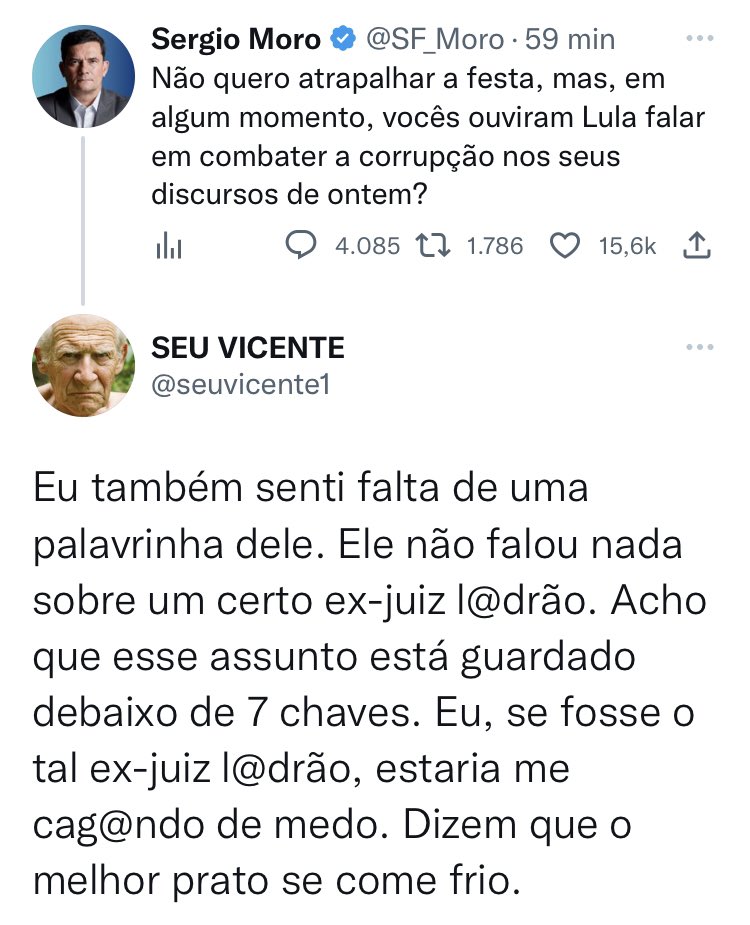 Eu não digo é nada.