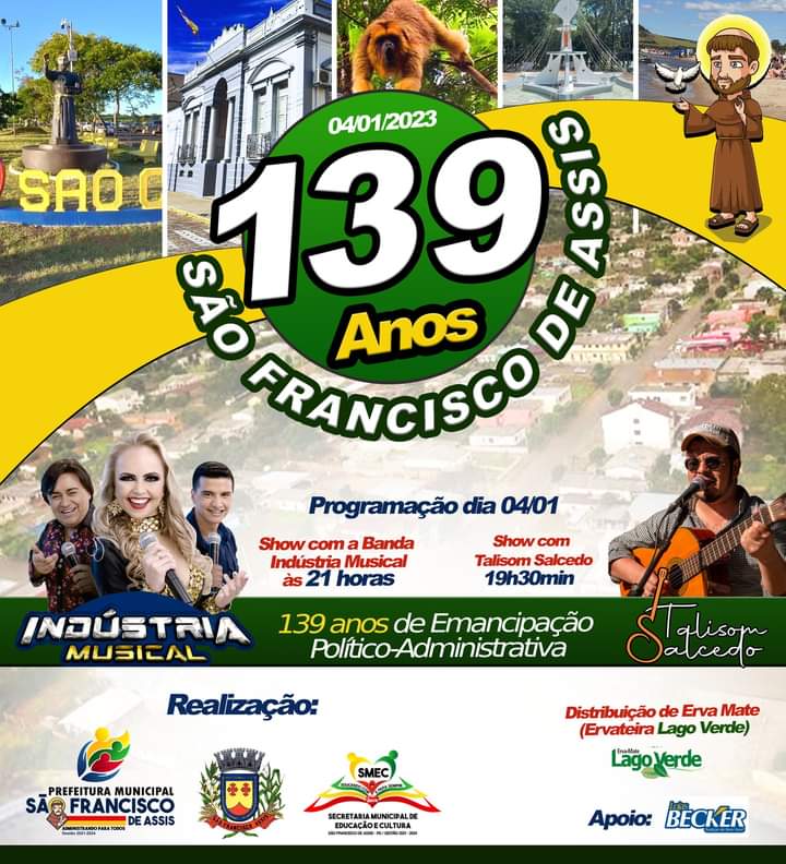 GelsonLeal's tweet photo. Bora comemorar os 139 anos de São Francisco de Assis. 🥂🍰👏👏👏 https://t.co/ZiGyRP5pDp