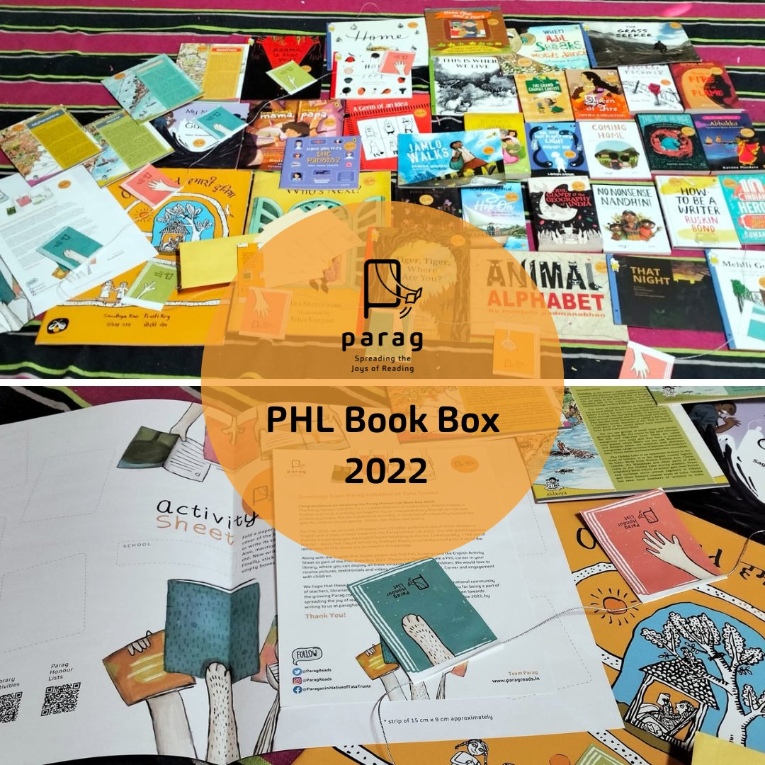ParagReads's tweet image. #PHLBookBoxSeries

It’s heart-warming to know and share the fun activities that @snehjori has planned for children with Parag Honour List Book Box 2022. 

If you too are reading a PHL book in your library, tag us @paragreads on Instagram!

#PHL #bookbox #libraries #books #parag