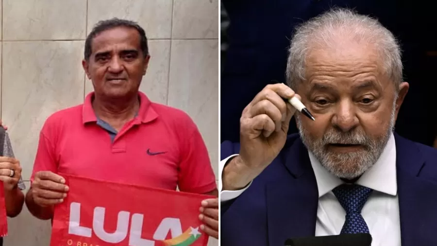 UOLNoticias's tweet photo. Ao assistir à posse de Lula, o piauiense Fernando Menezes, 68, caiu no choro

Antes de assinar o termo de posse, Lula contou a história de quando ganhou uma caneta no Piauí. Foi Fernando quem deu o presente

"Quase caí da cadeira. É a história mais bonita da minha vida", disse https://t.co/0ra3N08GOu