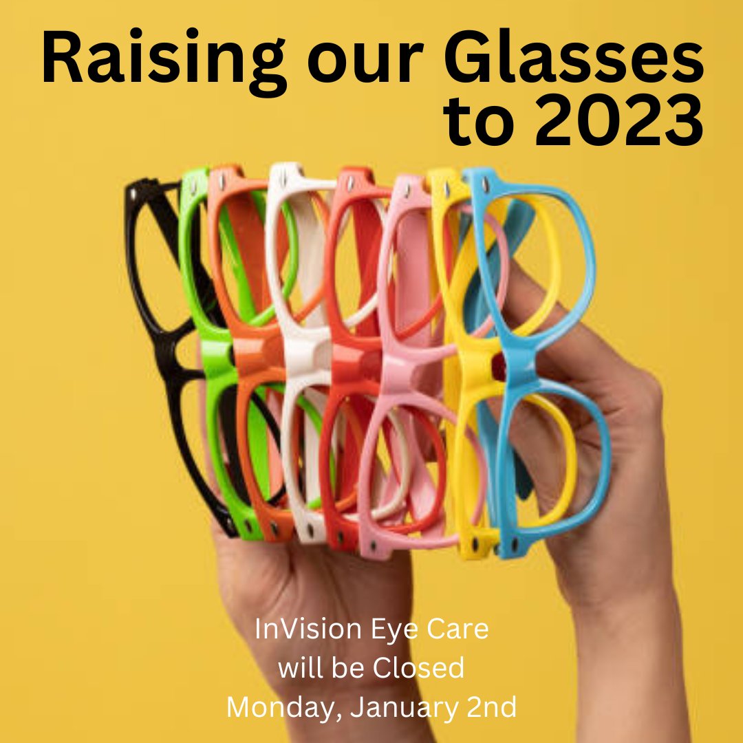 InVisionFergus's tweet image. HAPPY NEW YEAR.  InVision Eye Care is closed today in observance of the New Year holiday.  We will SEE you tomorrow.

#ffvision #invisionff #holidayhours