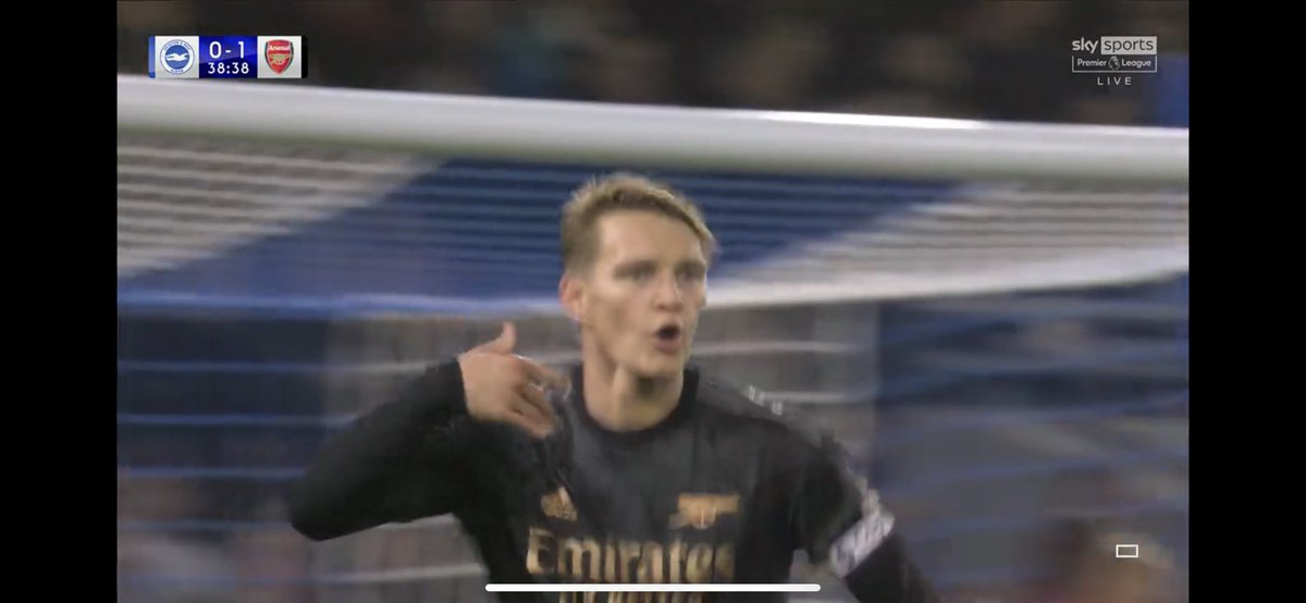 Arsenalnewschan's tweet photo. 🗣️Rio Ferdinand on #Arsenal captain Martin Ødegaard: “He’s playing like Mozart, at the moment. He’s rolling the ball through people’s legs. He looks like a reincarnation of Ozil at his best. I have been looking at him and thinking he has been a child star for a very long time.. https://t.co/o92YsZRSff