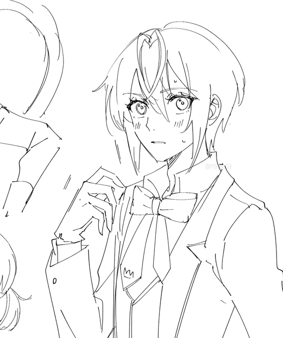 ワンドロしようとしたけど描けなくてただのペン試しになってしまった
顔だけ気に入ってる🌹 