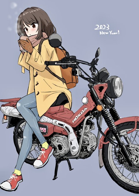 「何かを持っている バイク」のTwitter画像/イラスト(新着)｜3ページ目