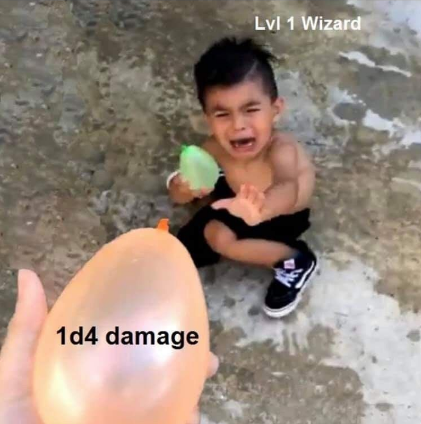 Como é a experiência de um DM de uma Party level baixo: