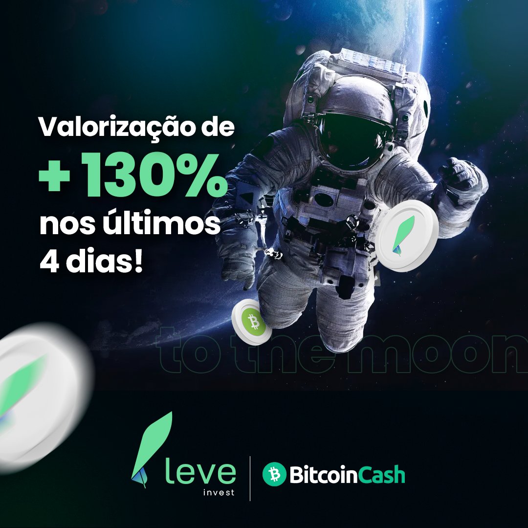 LeveAppBR's tweet photo. 2022 terminou e 2023 começou com uma incrível valorização de mais de 130% em 4 dias.

2023 promete ser um ano de muitas conquistas para todos aqueles que escolheram serem Leve!

#leve #levetoken #leveinvest #sejaleve #bitcoincash #bch #btc #educacaofinanceira #appleve #feliz2023 https://t.co/cQDmjsDImo