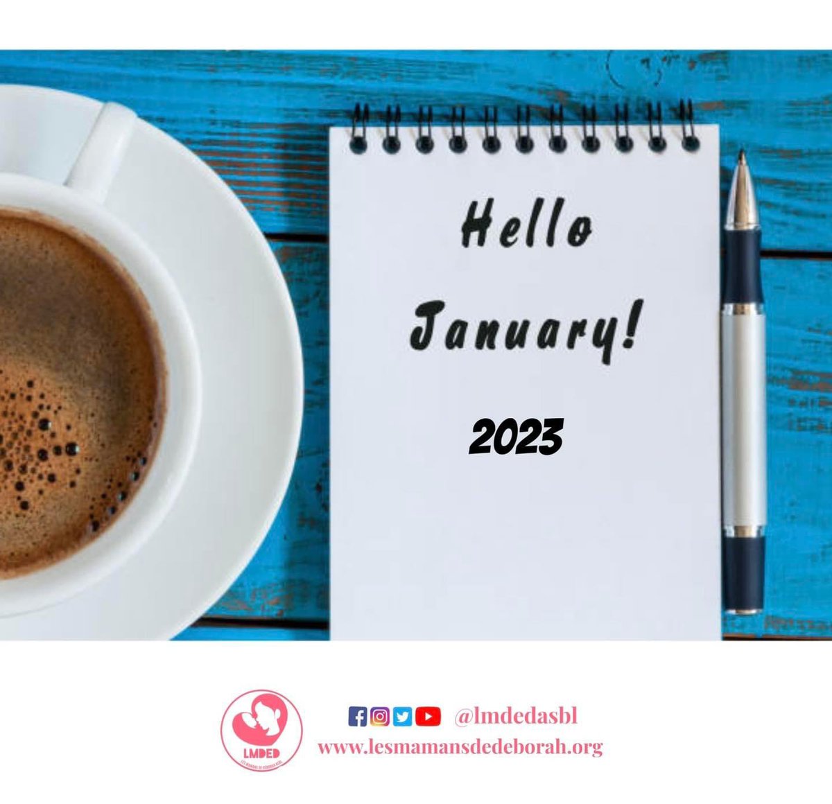 LmdeDasbl's tweet photo. Nouvelle année, nouveaux challenges et même détermination. 
Nous voilà donc devant un livre vierge de 365 pages que nous allons remplir jour après jour avec tous les défis qui s’offre à nous.
📧contact@lesmamansdedeborah.org
🌐 https://t.co/qRgH1kEpT1
📞 +32/ 471 91 74 27

#lmded https://t.co/lCSmZ8f0SN