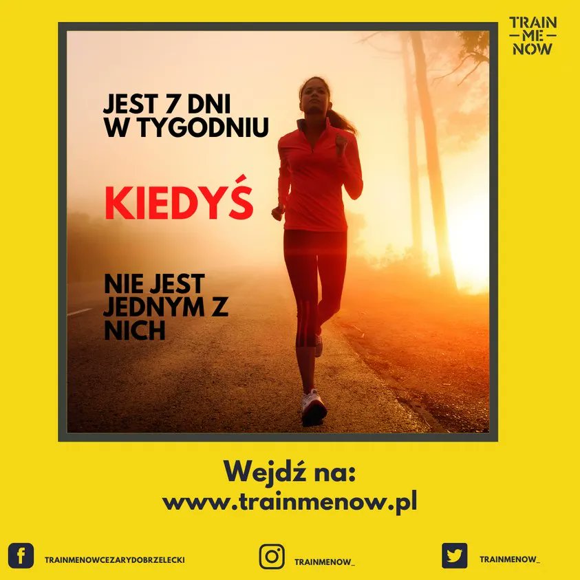 TrainMeNow_'s tweet photo. 🟡 Noworoczne postanowienia 2023. To kiedy zaczynacie? ➡️ https://t.co/LwELQwJdFa

#trener #noworocznepostanowienia #NowyRok2023 https://t.co/Q0zLvxtQ6C
