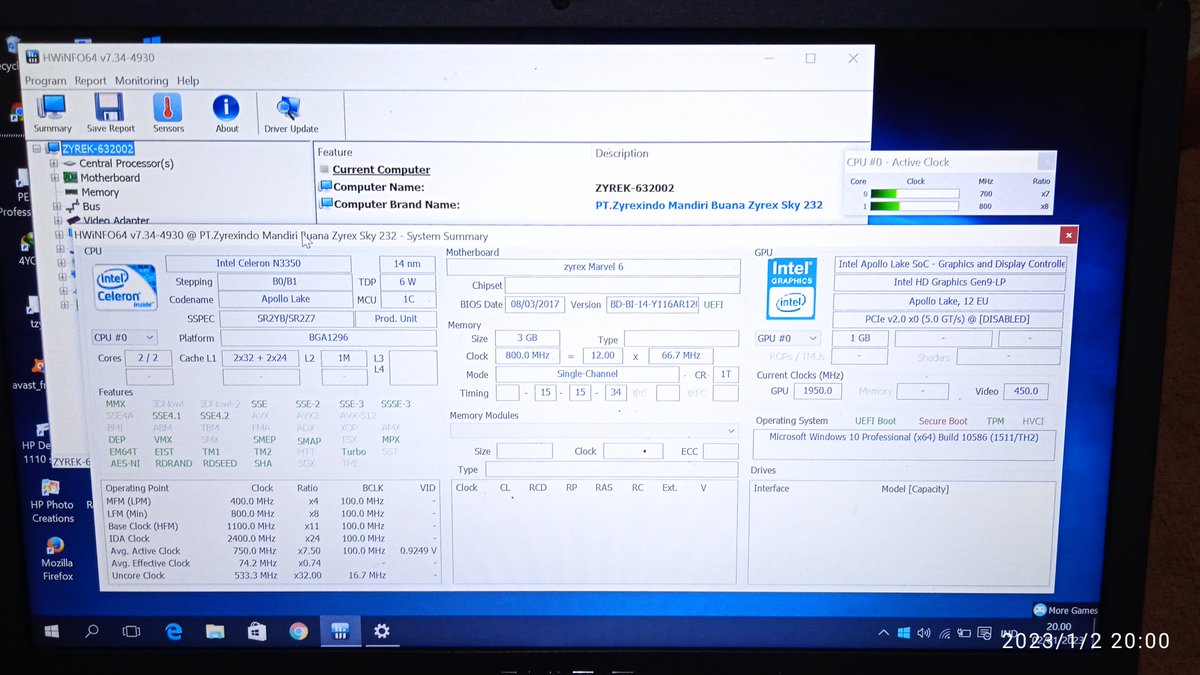 masdep2's tweet image. Motherboard Notebook ZYREX SKY 232
Intel Celeron N3350 1.1GHz [Apollo Lake]/DDR3 3GB/MMC 32GB [Windows 10 Pro 64Bit]
*) kompatibel AXIOO MyBook 14/P401
🌐 masdep.id
#Motherboard #zyrexindonesia #axiooindonesia #komputerbekasjakarta