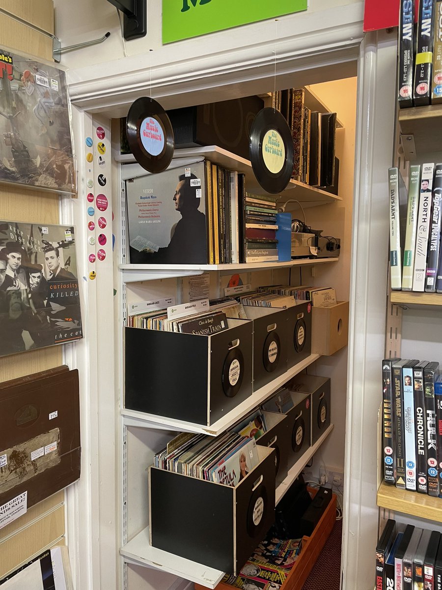 CharityVinyl's tweet photo. Important thread!
After a few months of being closed the #vinyl cupboard at #Oxfam #Olney is open again, along with the usual bargains and listening station… 1/ https://t.co/3qV84VyJ7x
