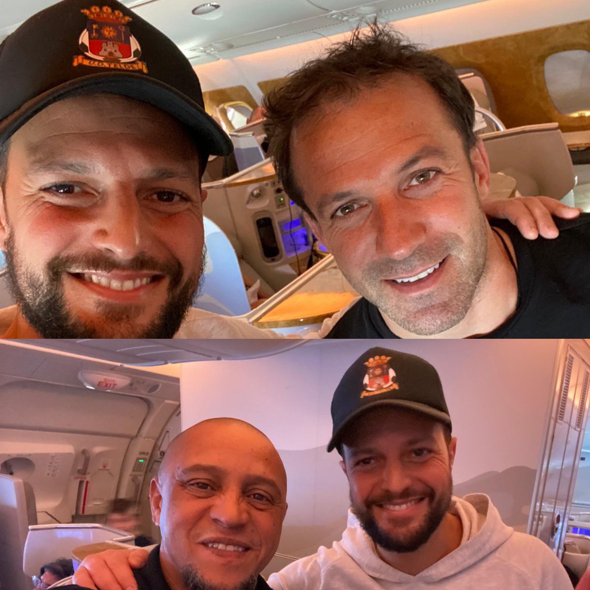 UD_TELDE's tweet photo. 📸💫 ¡Un recuerdo para toda la vida!

⭐️ Leandro Asis, miembro de nuestro equipo directivo, coincidió estos días con dos auténticas estrellas del fútbol mundial como Roberto Carlos🇧🇷 (@Oficial_RC3) y Alessandro Del Piero🇮🇹 (@delpieroale)

¡Un buen regalo para empezar el 2023!💙❤️ https://t.co/hMy0ouHhku