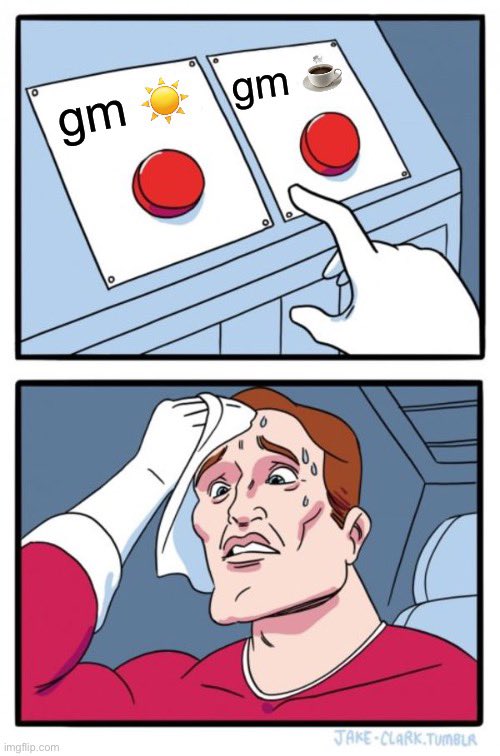GM to those who know both buttons are acceptable