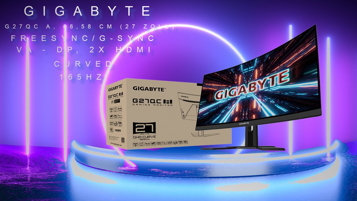 _brix_designer's tweet image. ᵂᴱᴿᴮᵁᴺᴳ
DANKE  - @GIGABYTE_DE  G27QC A, 68,58 cm (27 Zoll), Curved, 165H - Giveaway 🥰
.
gheed.com/giveaways/g-29…
.
#danke #community #aorus #gigabyte @AORUS_DE  #gheed @gheed_com #TwitchDE #twitchaffiliate #twitchgamer   #twitchstream      #SupportSmallStreamers #hardware