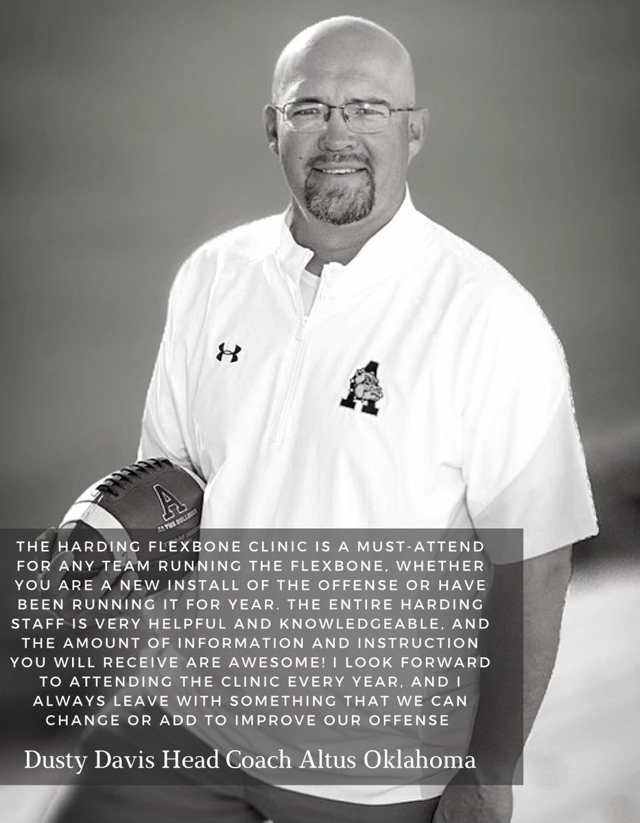Harding University Flexbone Clinic

Feb 23-24

Register at:
hardingfootballcamps.com