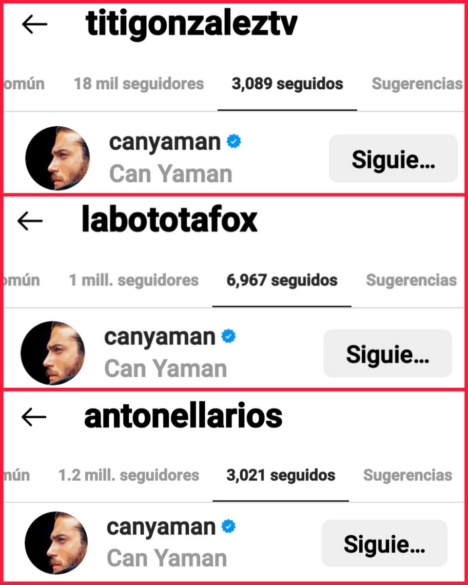En 🇨🇱 los famosos también siguen a Can, la más fan es la Mane 😂
#CanYaman