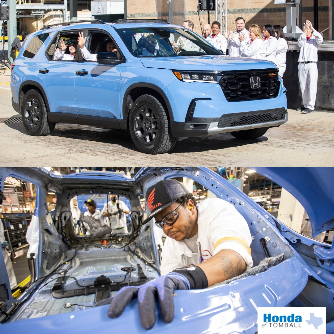 ARRIVING SOON! Earlier this month, 1,500 associates at the Honda Alabama Auto Plant celebrated the start of mass production for the 2023 Honda Pilot. 🚗

#ilovepohanka #hondaoftomball #honda #hondapilot #pilot #pilottrailsport #trailsport #hondatrailsport #hondasuvs