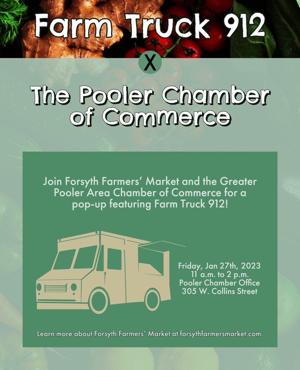 Mark your calendars, Farm Truck 912 is coming to Pooler!