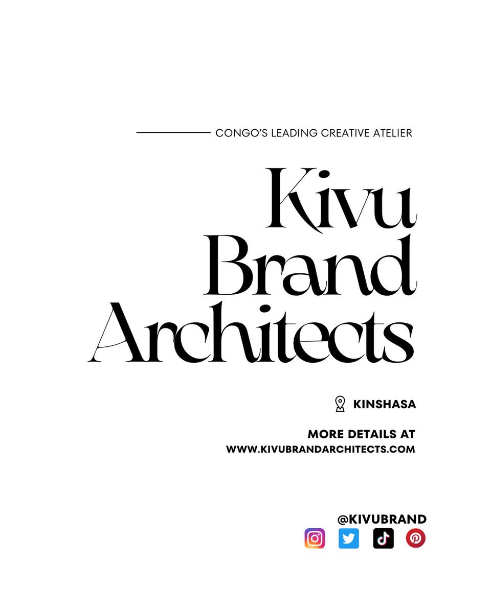 Get to know us: kivubrandarchitects.com | #congolesecrestives #rdcongo #congo