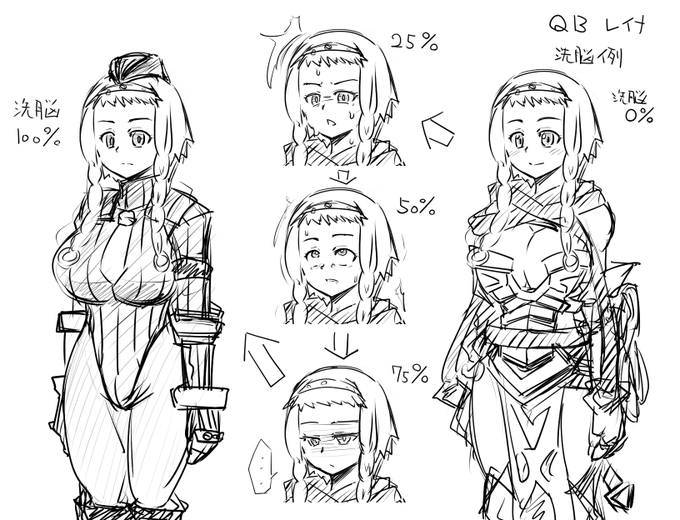 ベガ親衛隊SRPGを考える
こんな感じでベガ様が異世界転生しながら洗脳していくゲームを作る予定…!
QBは描いてて面白そうなので確定でいくか 