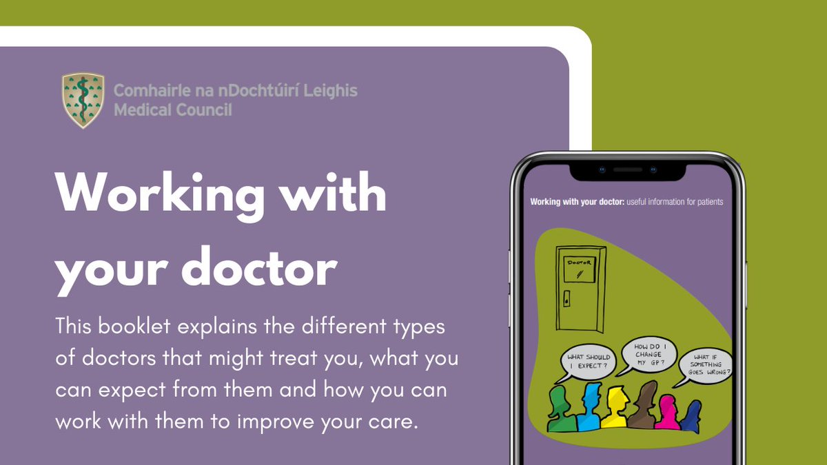 MedCouncilIRL's tweet photo. Our booklet explains the different types of doctors that might treat you, what you can expect from them and how you can work with them to improve your care. Read more https://t.co/V6RP8uxm4r https://t.co/qswM9QpAfx