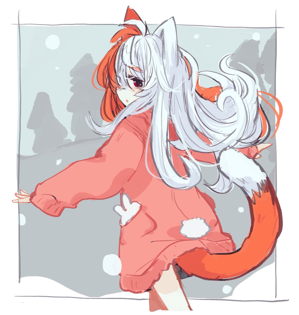 「」|菓しおりのイラスト