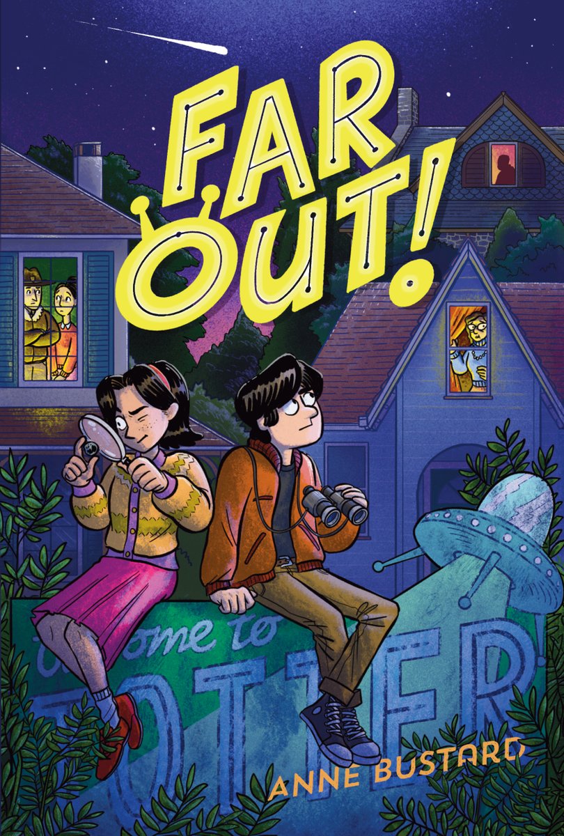 annebustard's tweet photo. Happy 2023, everyone! I'm stoked that FAR OUT! will be published this April! TY @SimonKids @SSEdLib @kav_tepedino @emilyreads 🔍📘👽🛸 https://t.co/hXqoiydxks