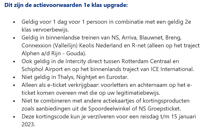 RemconS's tweet photo. @NS_online De actiecode heb ik per mail mogen ontvangen, daarin is alleen het volgende te zien. Niet de beste communicatie dan, blij met een dode mus helaas. https://t.co/2E8gCsPq98