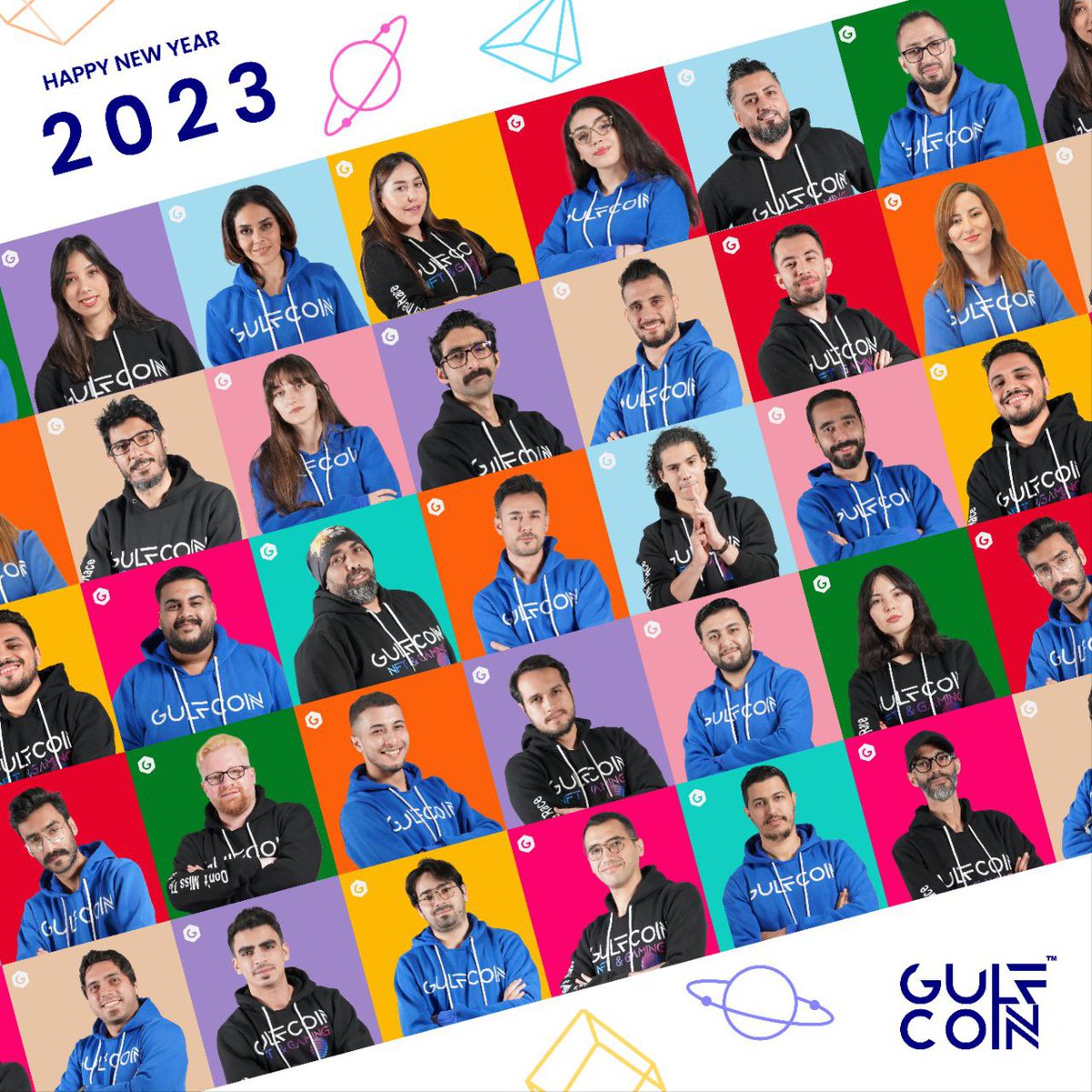 Happy New Year from #GULF team! Our community and ecosystem have been growing steadily🥰 We wish you all the best in 2023! #happynewyear #ny #Gulf