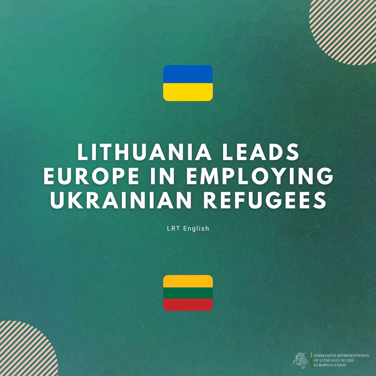 More than 21,000 Ukrainians have found employment in #Lithuania since the start of Russia's war in #Ukraine. 👉 bit.ly/3YY93Et